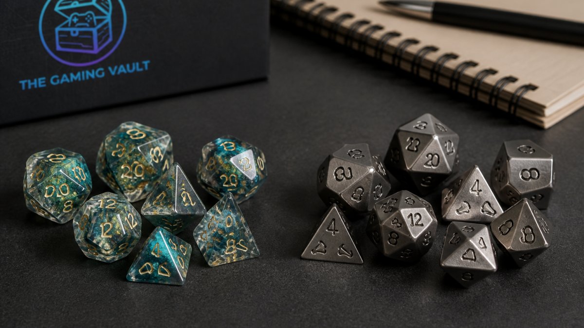 Resin vs Metal Dice for Beginners: Which to Buy?