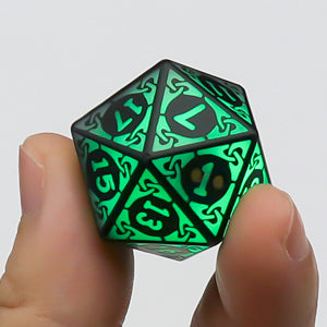 Rechargeable LED Electronic Luminescent Dice- Fancy