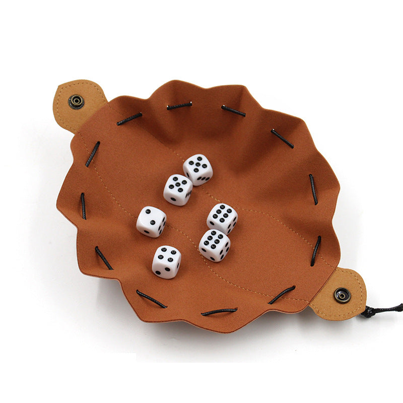 Basic Leather Dice Bag