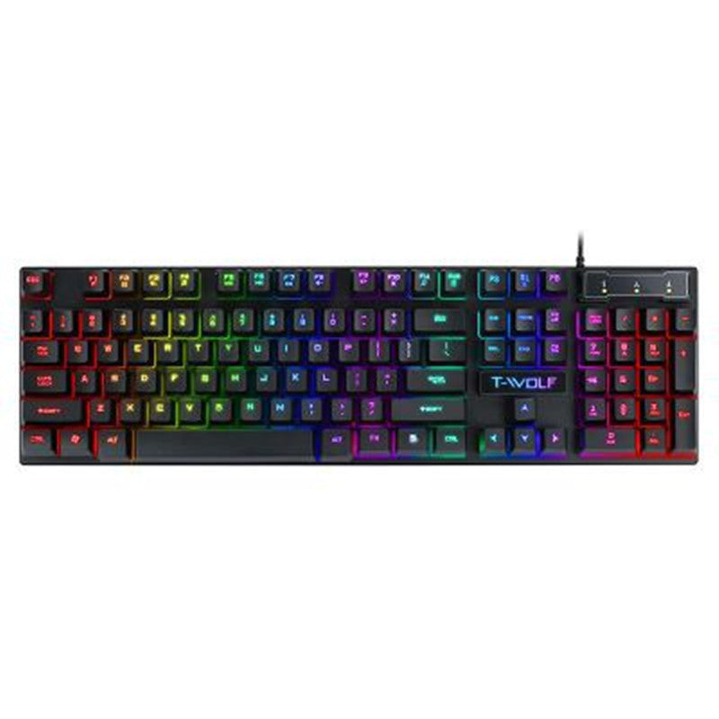 RGB Backlit Gaming Keyboard - USB Wired with Floating Keycaps
