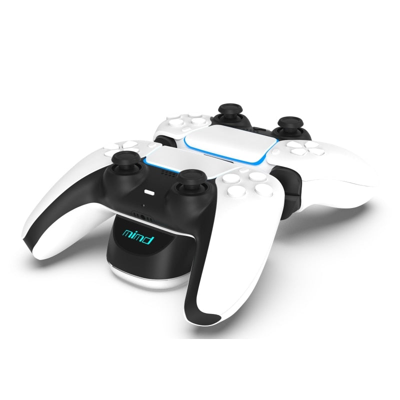PS5 Controller Charging Station - Dual USB Charger Dock for DualSense Controllers