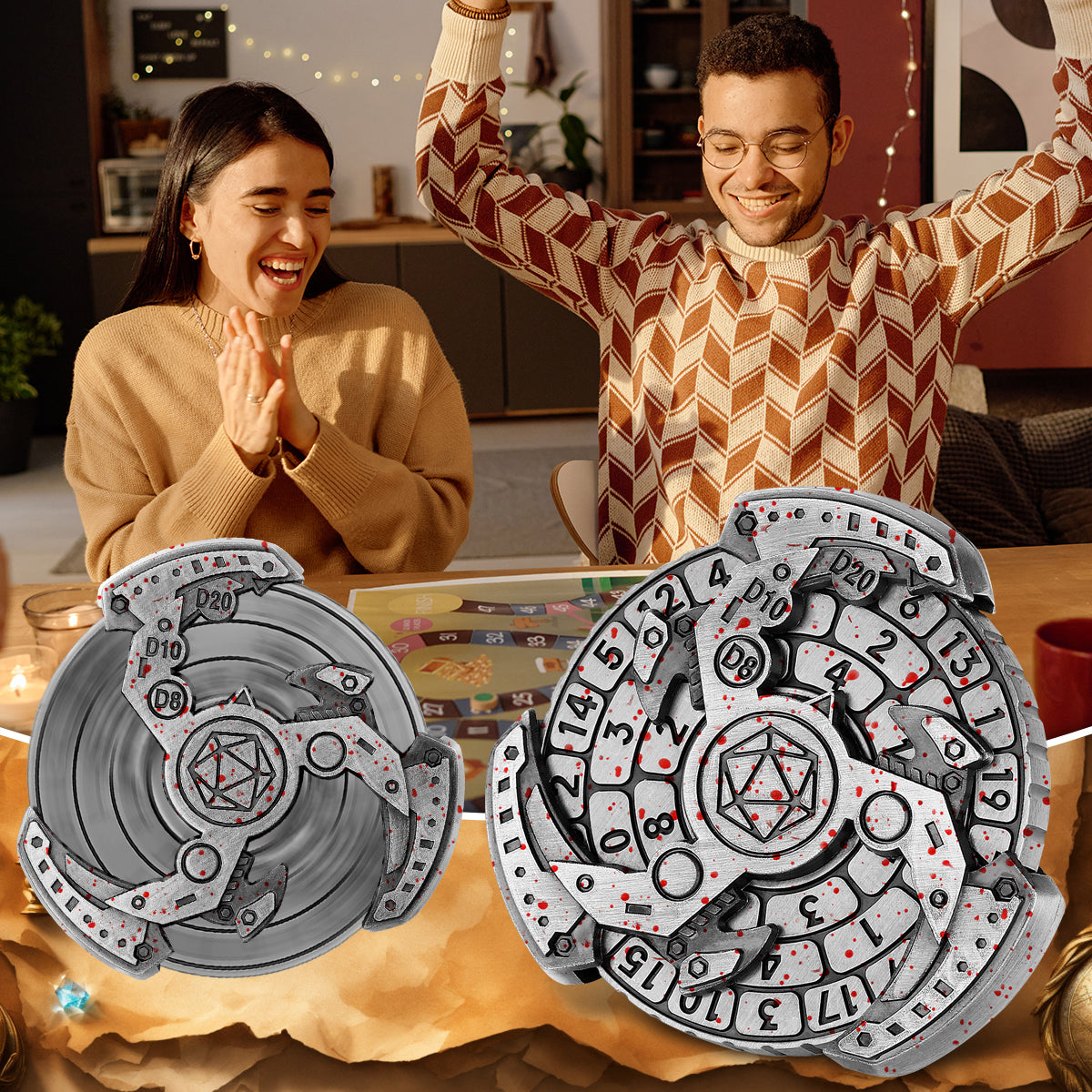 Wind And Fire Wheel DND Dice Wheel
