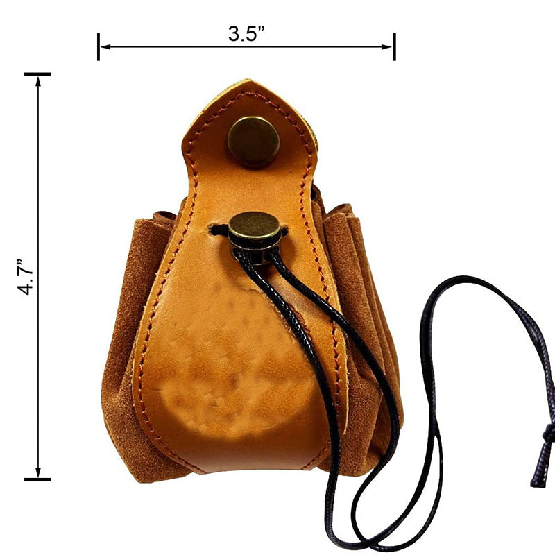 Basic Leather Dice Bag