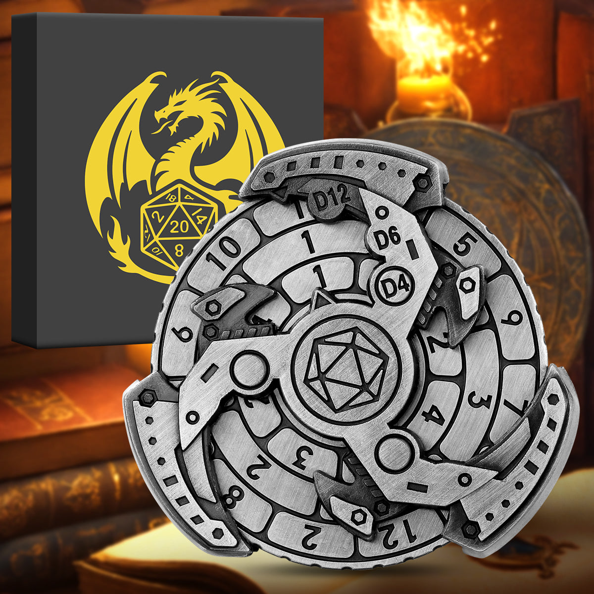 Wind And Fire Wheel DND Dice Wheel