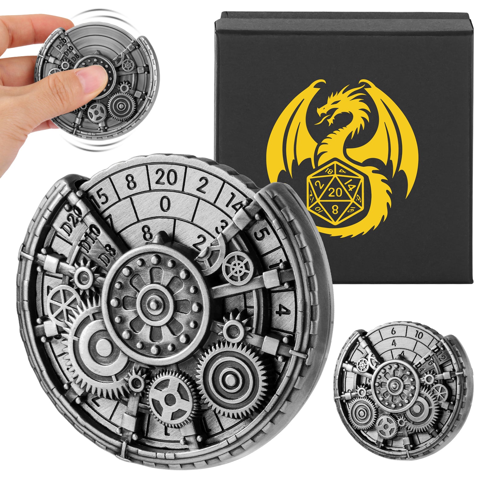 Fingertip Gear DND Dice Wheel