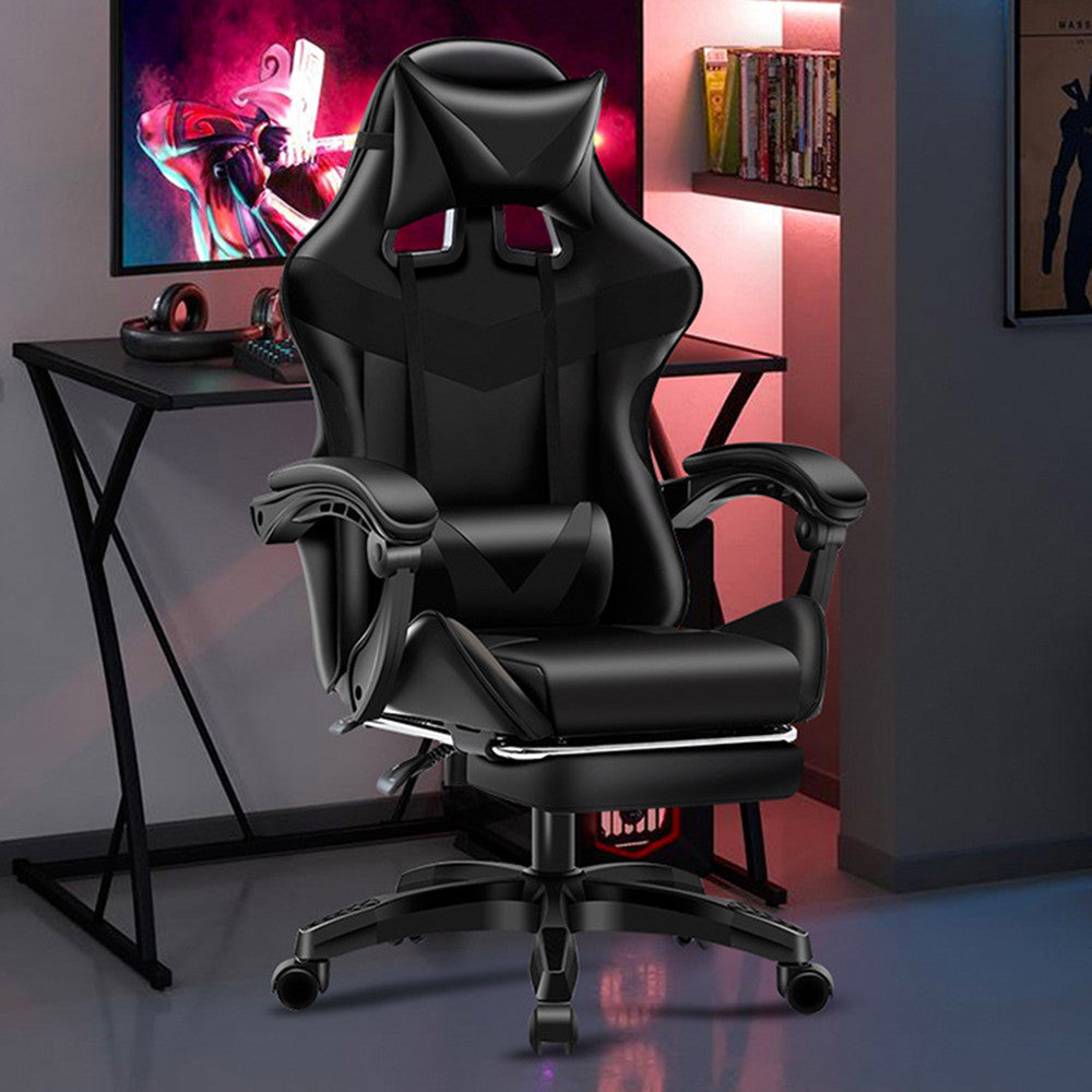 Premium Ergonomic Gaming Chair with Footrest - Reclining Office Chair