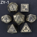 Metal Ornamental Dice Set