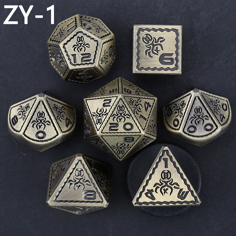 Metal Ornamental Dice Set