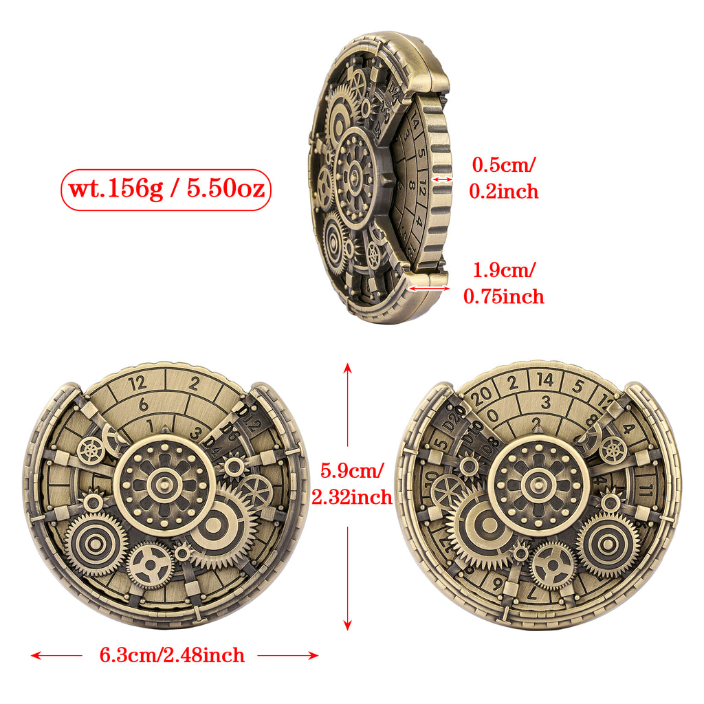 Fingertip Gear DND Dice Wheel