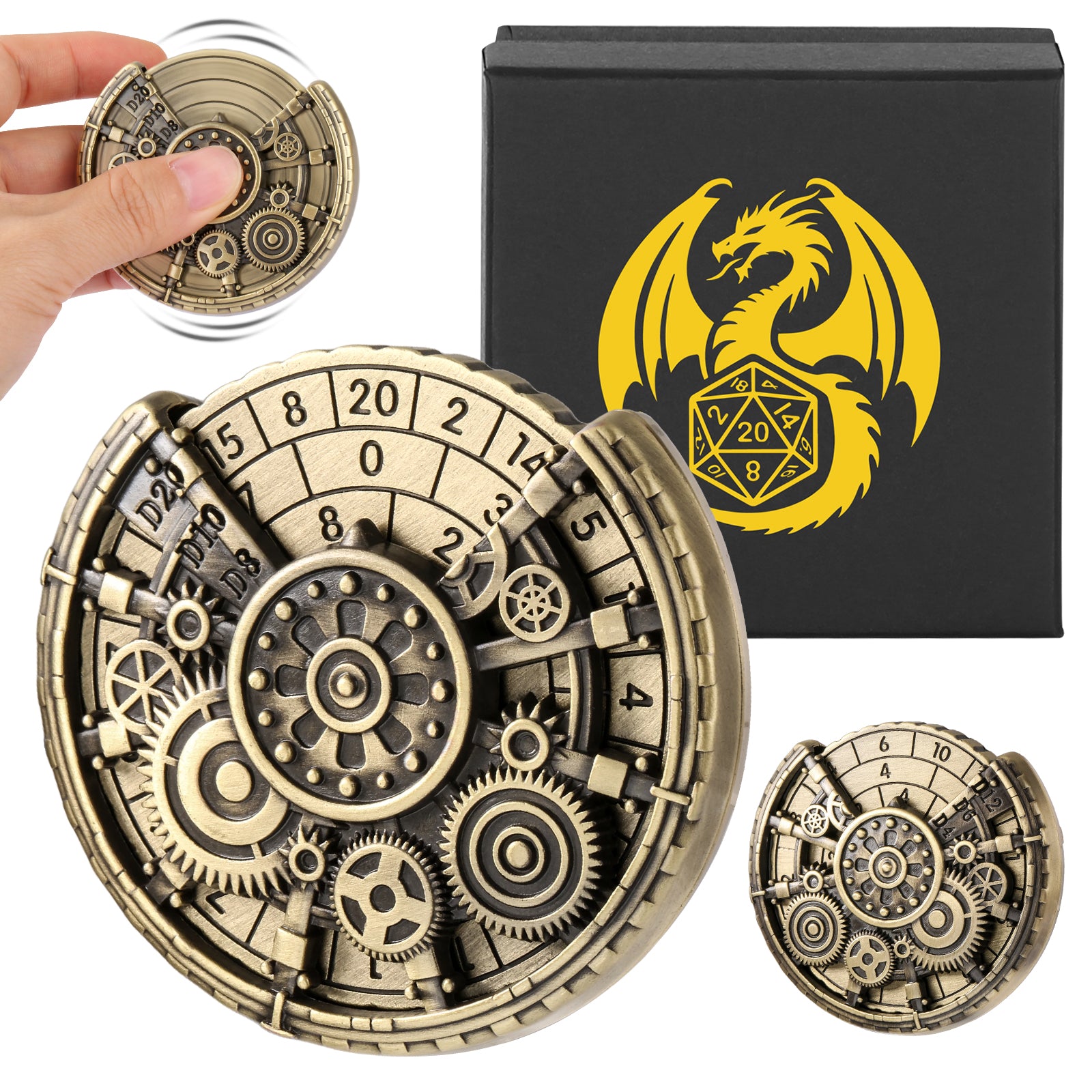 Fingertip Gear DND Dice Wheel