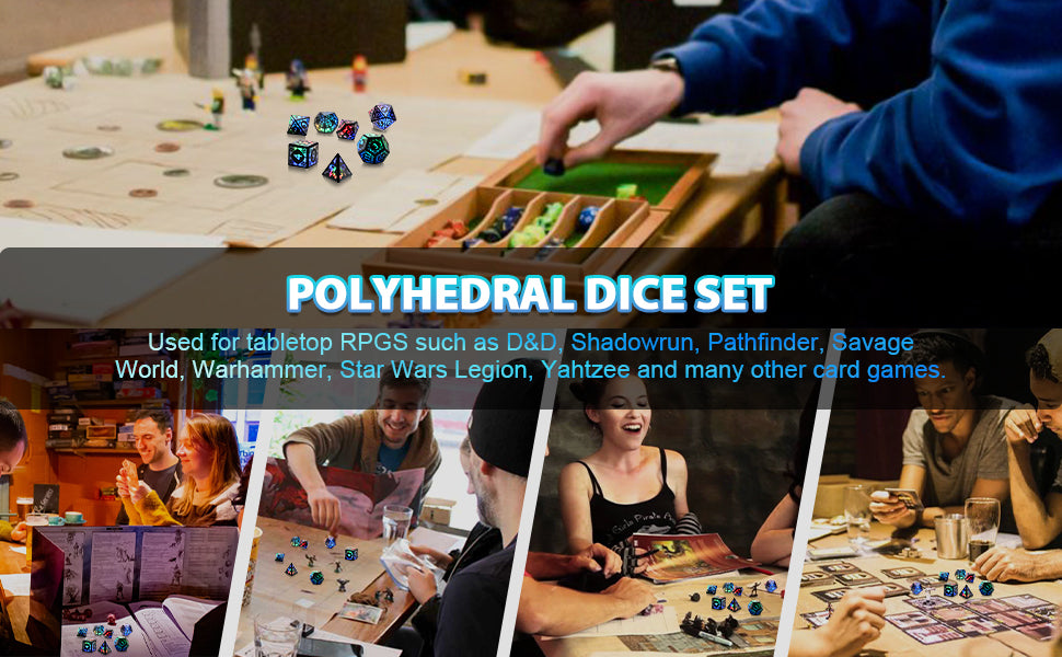 Rechargeable LED Electronic Luminescent Dice- Fancy