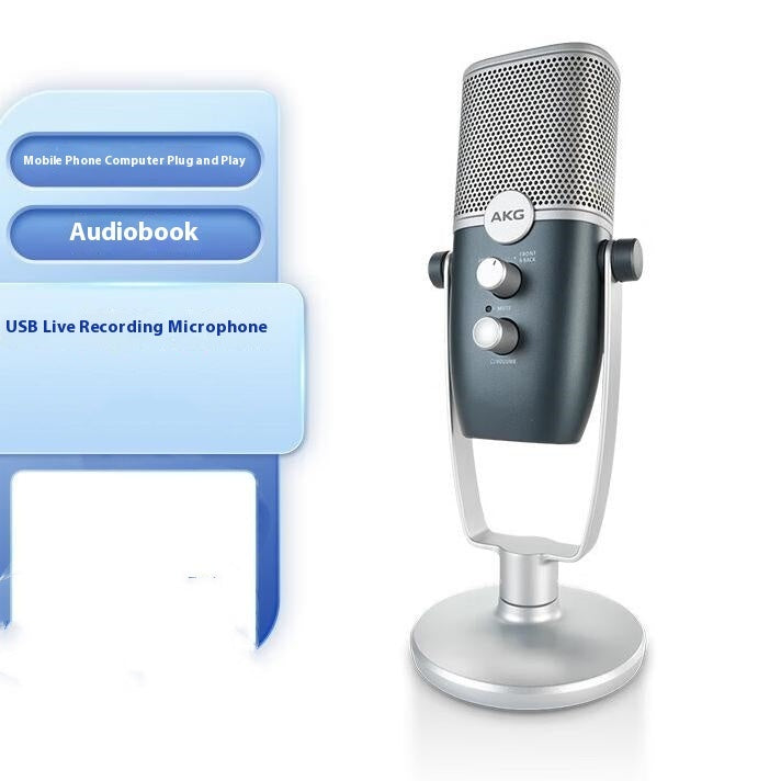 USB Condenser Microphone - Professional Recording Mic for Streaming, Podcasting & Gaming