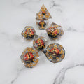 Xanathar's Eye — 7-Piece Moving Eye DnD Dice Set | Sharp Edge Acrylic